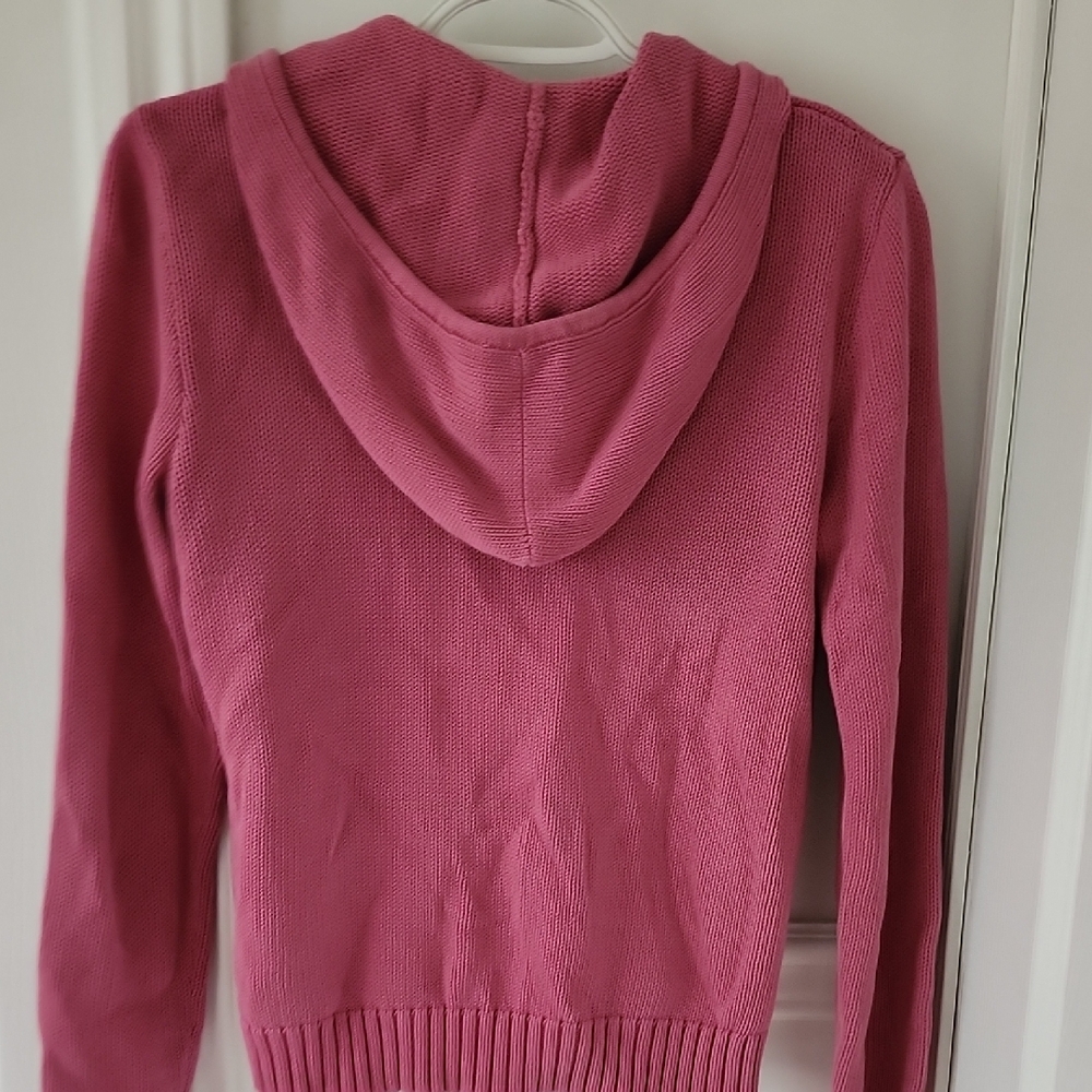 Ralph Lauren Rose Knit Zip-Up Hoodie - Picture 5 of 5